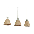 Декоративен осветител модел Raffia Pendant Linear, 3XE27, зелен - OSRAM LED461187