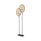 Декоративен осветител модел Rattan Dandelion, за под, 2XE27, кафяв - OSRAM LED847286