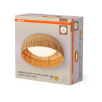 Декоративен осветител модел Bamboo Paper, за таван, 300, 12W, 400lm, 3000К, Ra>80, кафяв - OSRAM LED452741