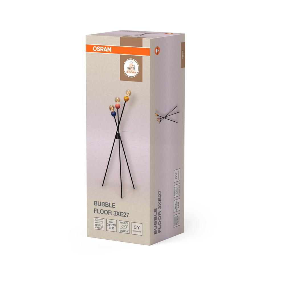 Декоративен осветител модел Bubble, за под, 3XE27, многоцветен - OSRAM LED453755