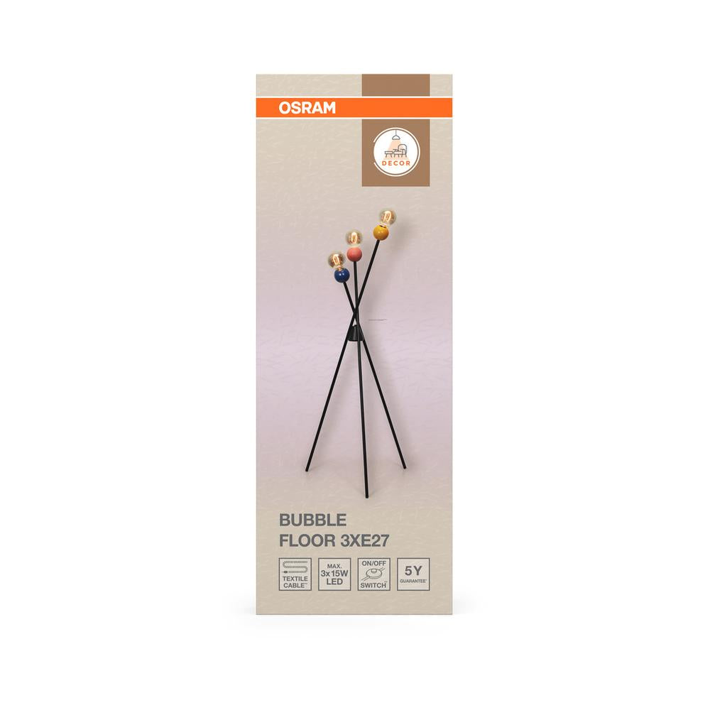 Декоративен осветител модел Bubble, за под, 3XE27, многоцветен - OSRAM LED453755