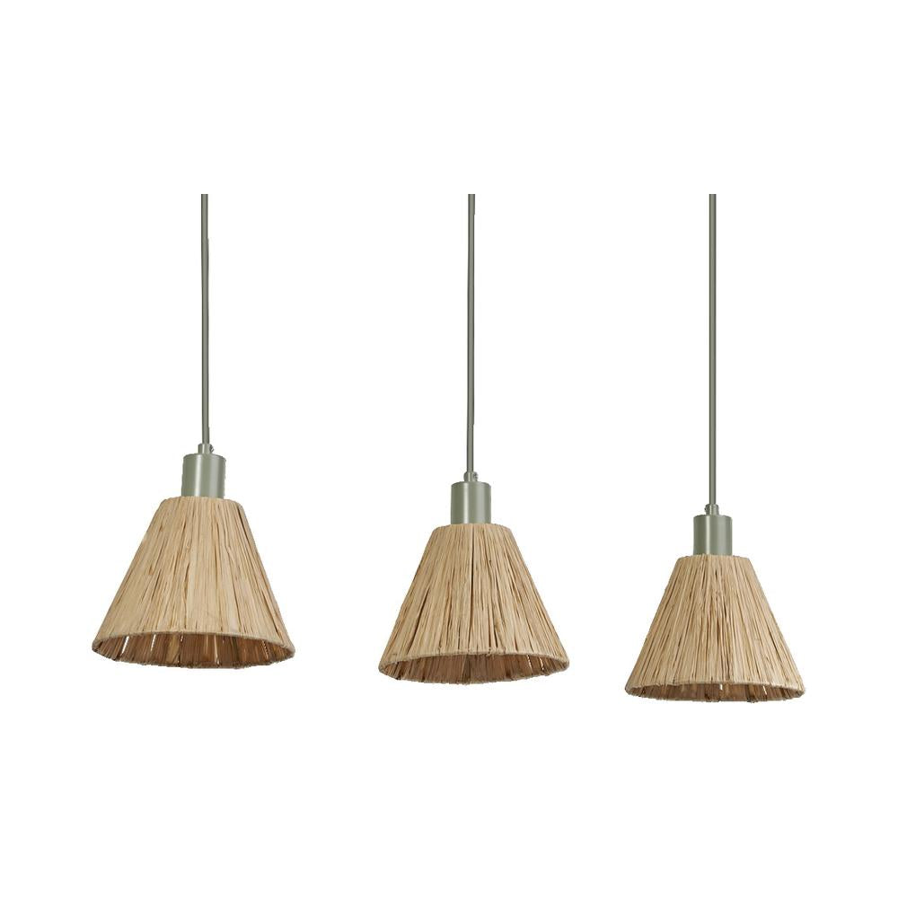 Декоративен осветител модел Raffia Pendant Linear, 3XE27, зелен - LEDVANCE LED838178