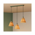 Декоративен осветител модел Raffia Pendant Linear, 3XE27, зелен - LEDVANCE LED838178