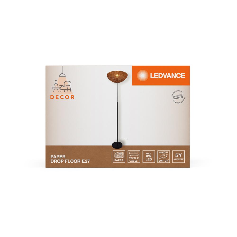 Декоративен осветител модел Paper Drop, за под, 1XE27, бежаво - LEDVANCE LED840867