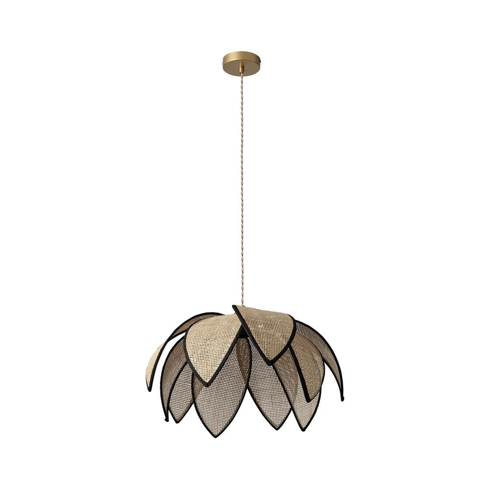 Декоративен осветител модел Rattan Lotus, висящ, 480, E27, кафяв - OSRAM LED847248