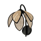 Декоративен осветител модел Rattan Lotus, за стена, E27, кафяв - OSRAM LED847262