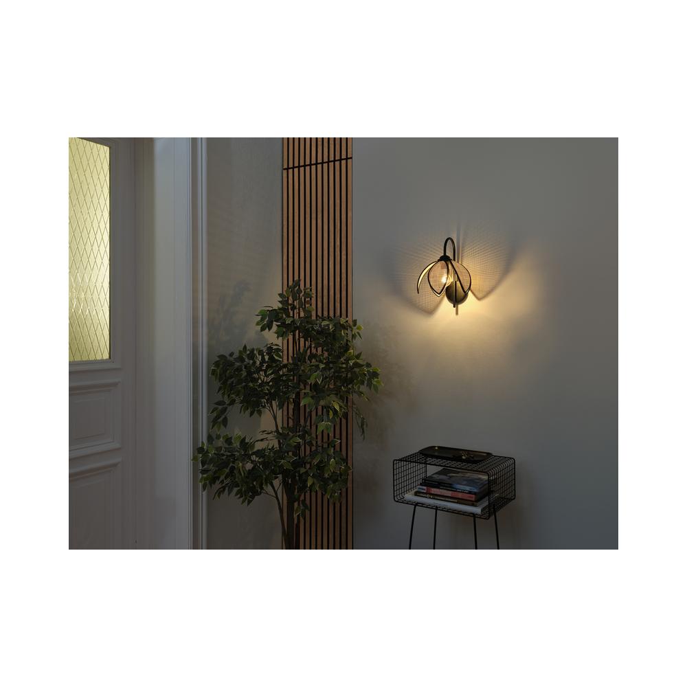 Декоративен осветител модел Rattan Lotus, за стена, E27, кафяв - OSRAM LED847262