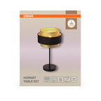 Декоративен осветител модел Hornet, за маса 1XE27, черен - OSRAM LED847903