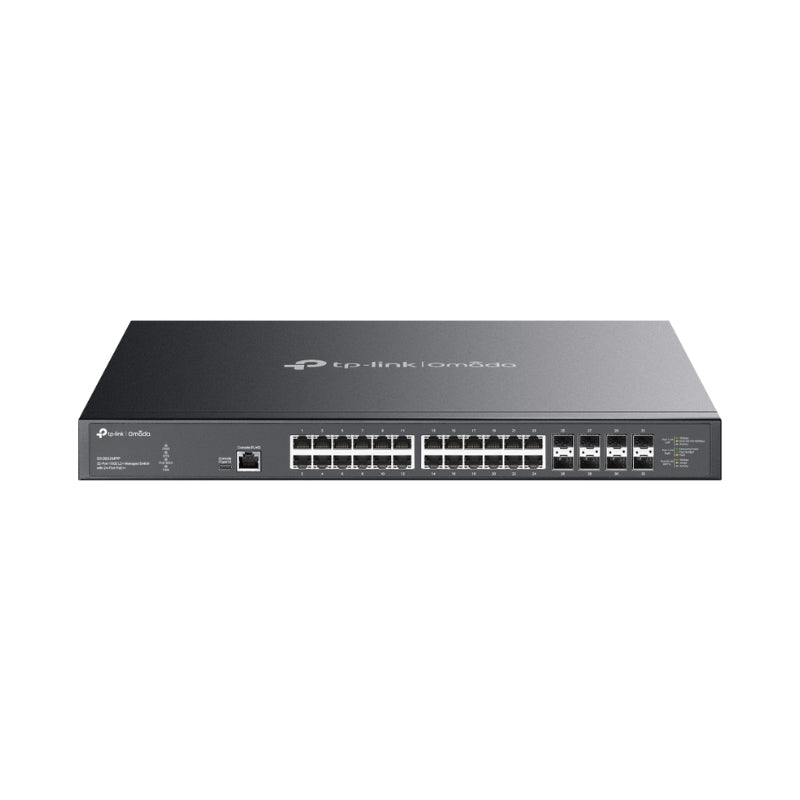 32-Port 10GE L2+ Managed Switch with 24-Port PoE++ Omada by TP-Link...