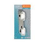 LED осветител, тип ORBIS FLAME 2X5.5W, 870lm, 3000К/4000К, 300x130x90mm, IP44, Хром - LEDVANCE