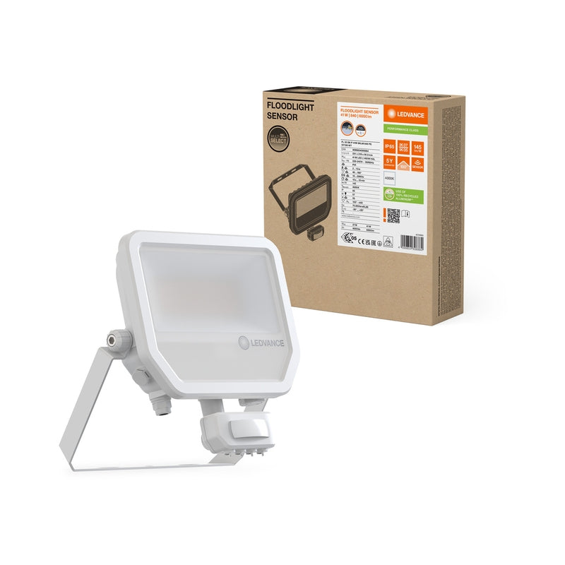 LED прожектор FL 50 SN P 41W 6000lm, 4000K Ra>80, PS, симетричен, 145lm/W, бял - LEDVANCE FLOODLIGHT SENSOR 50