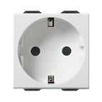 Контакт Шуко 2P+E 16A 2M SICURY защита Бял  - VIMAR Neve Up 09208
