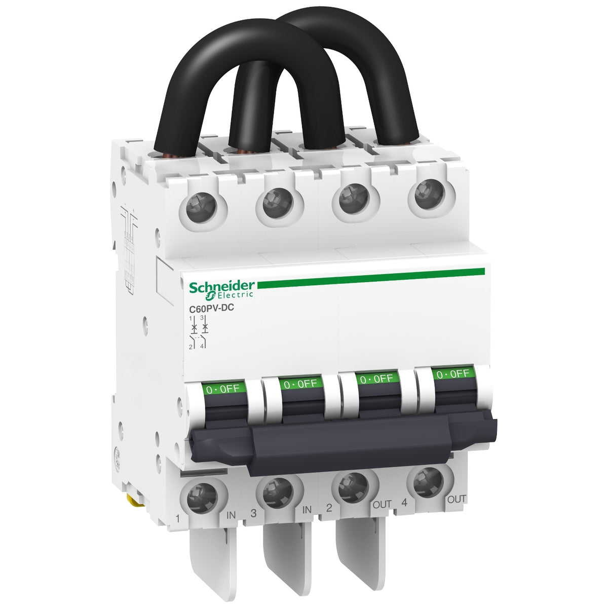 C60PV-DC - 2P - 16A - 800 V - B крива - SCHNEIDER ELECTRIC Acti 9 C...