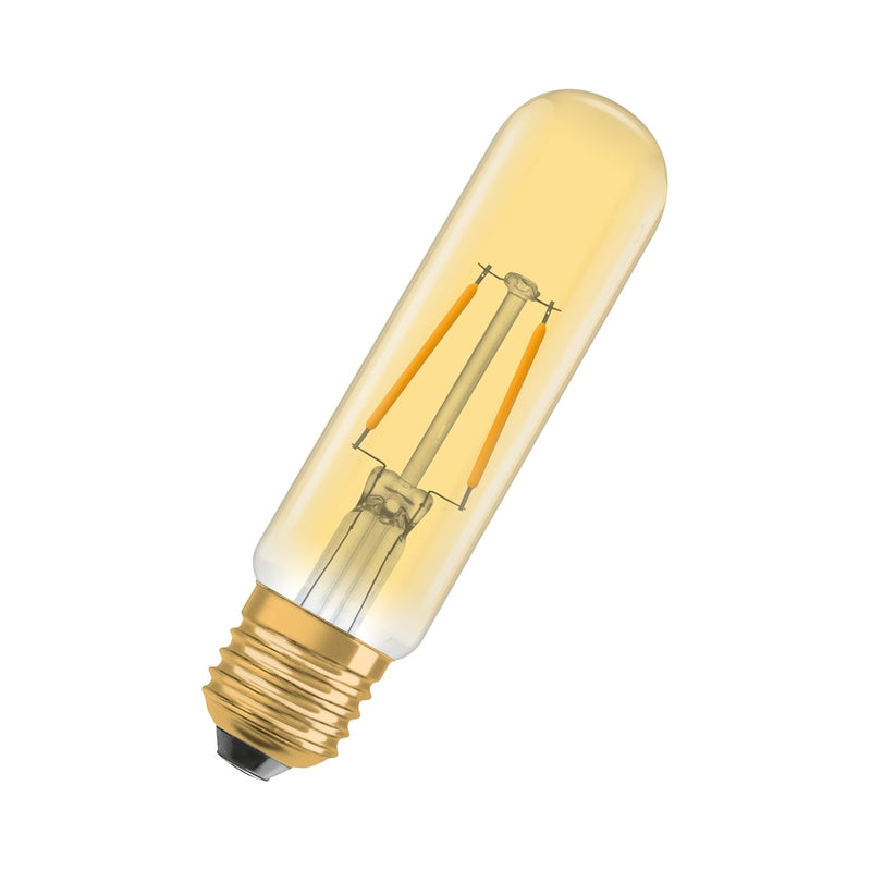 LED лампа Vintage 1906 Tubular 2,5W 2000К Rа>80, E27, златиста - OSRAM Vintage 1906® LED SPECIAL Shapes