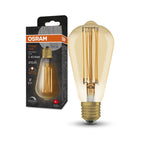 LED винтидж лампа 1906LEDISOND5,8W, 2200К, 230V FILGD E27 FS1, димируема - OSRAM Vintage 1906 LED CLASSIC SLIM FILAMENT EDISON DIMMABLE
