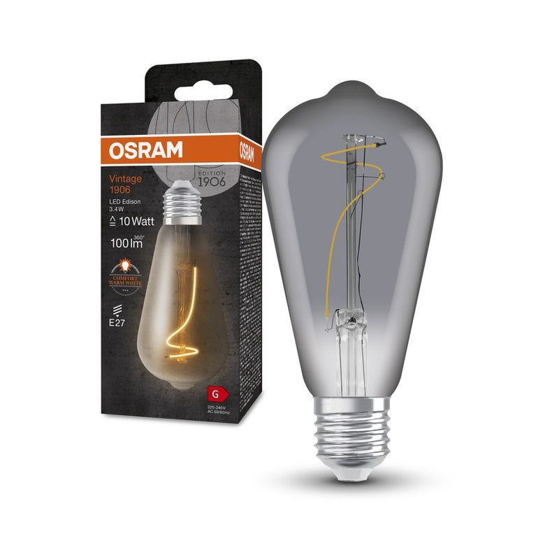 LED винтидж лампа 1906LDISON 3,4W/818 230VFILSM E27 FS1 - OSRAM Vintage 1906® LED CLASSIC  A, Globe and EDISON