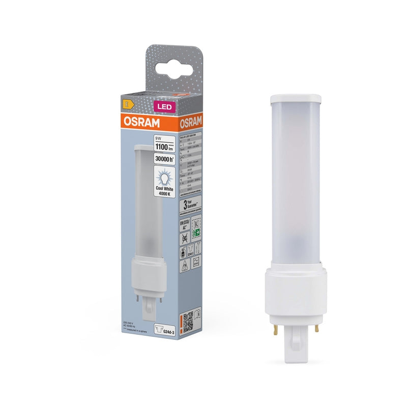 LED лампа DULUX LED D26 EM 9W 4000K Ra>80, G24D-3 - OSRAM OSRAM DULUX LED D EM & AC MAINS 