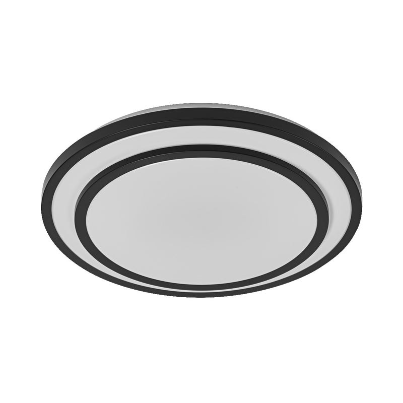 LED плафон ORBIS BERLIN 490MM 36W 2400lm Ra>80 3000К 120° IP20 Ø492x80mm ON/OFF, черен - LEDVANCE ORBIS BERLIN