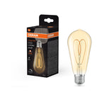 LED винтидж лампа 1906LDISND 4,9W 2200K Ra>90 230V HRFILGD E27 FS1 - OSRAM Vintage 1906 LED CLASSIC EDISON DIM