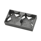 Конзола 2x открит монтаж Aria Сив мат - OSPEL Aria PNP-2U/70