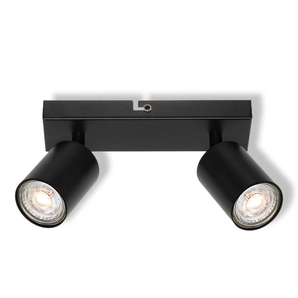 Декоративен спот прожектор ELEMENTAL 2XGU10, черен - OSRAM