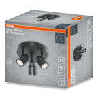Декоративен спот прожектор PRIMAL PL 3XGU10, черен - OSRAM