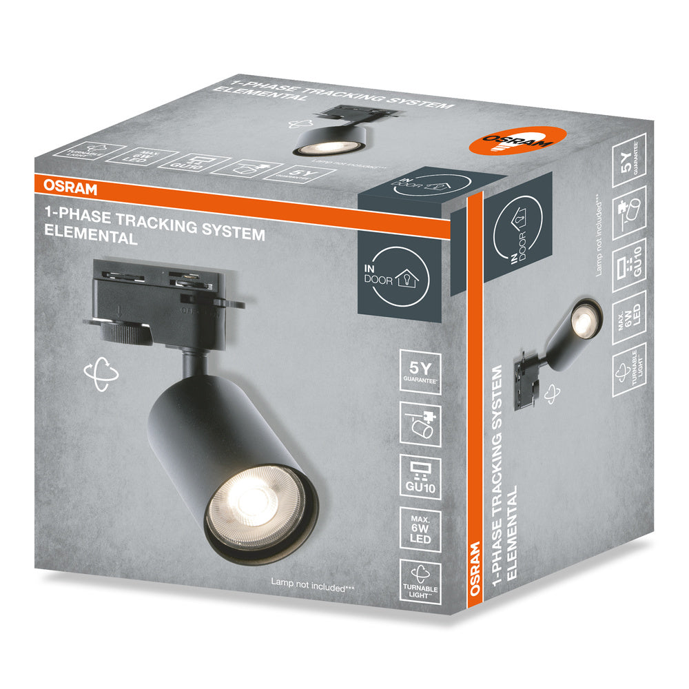 Декоративен спот прожектор SP ELEMENTAL GU10 черен - OSRAM
