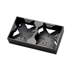 Конзола 2x открит монтаж Черен - OSPEL Aria PNP-2U/33