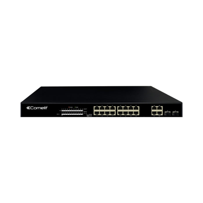 PoE мрежов суич, 16 порта + 4 uplink + 2 SFP, гигабитов - Comelit I...