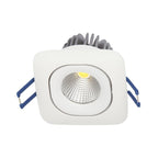 VK/04125/W/C LED спот за вграждане, насочваем, 10W, 4000K, 730lm, 36°, CRI>80, IP20, 8.2x8.2x6.1cm, бял - VK LED Romo