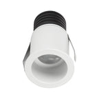 VK/04218/W/W Вграден LED спот, 2W, 3000K, 241lm, 8°, IP20, бял - VK LED Onti