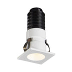 VK/04439/W/W  Вграден LED спот за таван, 1W, 3000K, 65lm, 24°, CRI>90, IP20, 2.3x2.3cm, бял - VK LED Smol