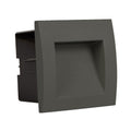 VK/04138/AN/W LED осветител за стена, 220-240V, 4W, 3000K, 343lm, CRI>80, IP54, 8.9x8.9cm, антрацит - VK LED Edda