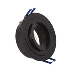 VK/03015G/B Насочваем кръгъл спот, GU10/PAR16, Max12W (LED), IP20, ø9.15x2.8cm, черен - VK LED Cree