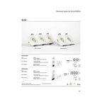 VK/03014G/3/B Квадратен насочваем спот, 3xGU10/PAR16, Max 3x12W (LED), IP20, 25.5x9.3x2.8cm, черен - VK LED Cree