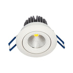VK/04124/W/C LED спот за вграждане, 10W, 4000K, 730lm, 36°, CRI>80, IP20, ø8.2x6.1cm, бял - VK LED Romo