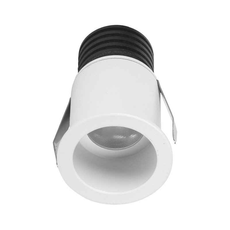 VK/04218/W/W Вграден LED спот, 2W, 3000K, 241lm, 8°, IP20, бял - VK LED Onti
