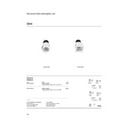 VK/04218/W/W Вграден LED спот, 2W, 3000K, 241lm, 8°, IP20, бял - VK LED Onti