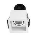 VK/04221/W/W Вграден LED насочваем спот, 3W, 3000K, 89lm, 8°, IP20, бял - VK LED Onti