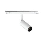 VK/04604/TR/DA/W-B/W EIVA, LED осветител за магнитна шина 48V, Тънка, DALI, 3000K, 711lm, 7W, CRI>90, IP20, ø3.6x8.5cm, бяло + черно - VK LED Eiva