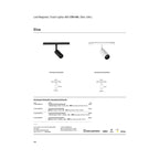 VK/04605/TR/DA/ZM/W-B/W EIVA, LED осветител  за магнитна шина 48V, Тънка, DALI, 3000K, 1.524lm, 15W, увеличаващо 15°-45°, CRI>90, ø4.5x9cm, IP20, бяло + черно - VK LED Eiva