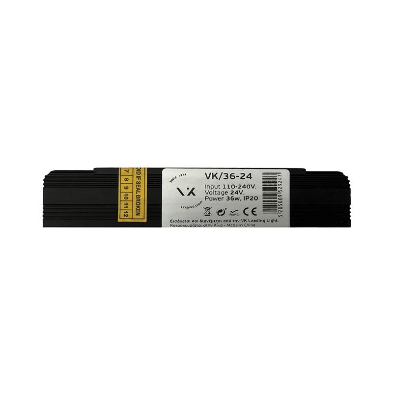 VK/36-24 Led драйвер 24V 36W. IP20 - VK LED Driver