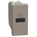 Розетка USB тип C Power Delivery 20W 1M Камък - bticino Light Now YG4192C