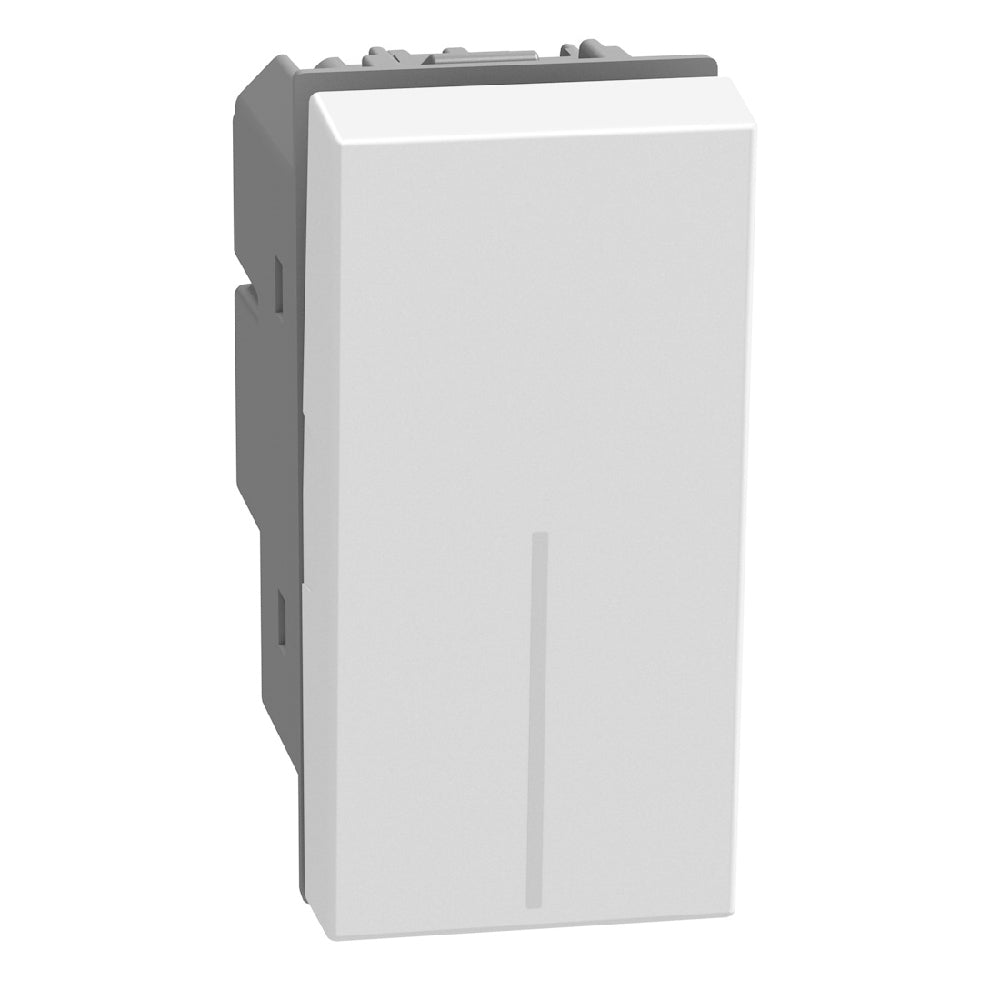 Двуполюсен ключ 1M 16А Бял - bticino Light Now YW4002