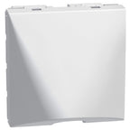 Празен модул с отвор ф9.5mm 2M Бял - bticino Light Now YW4953M2