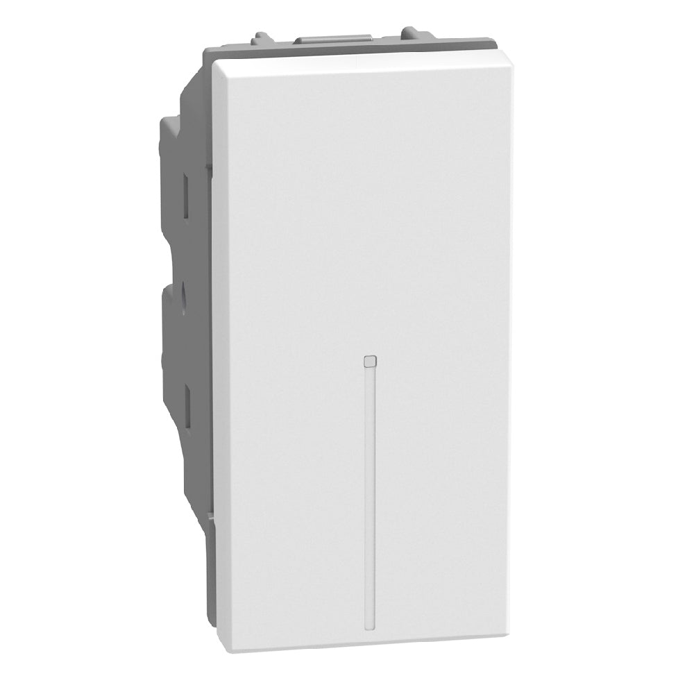 Бутон ключ аксиален 1M 10А Бял - bticino Light Now YW4055A