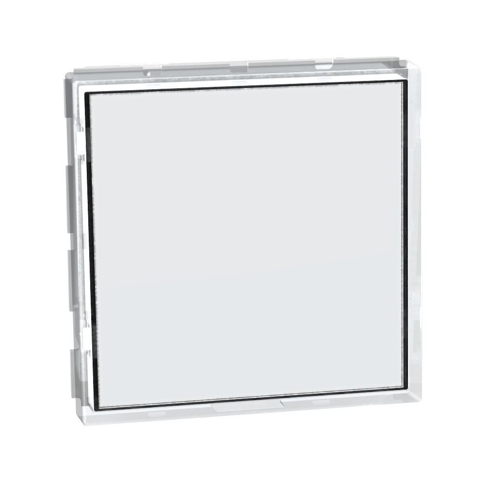 Бутон с държач етикет светещ 1P NO 2M 3A Бял - bticino Light Now Y4040