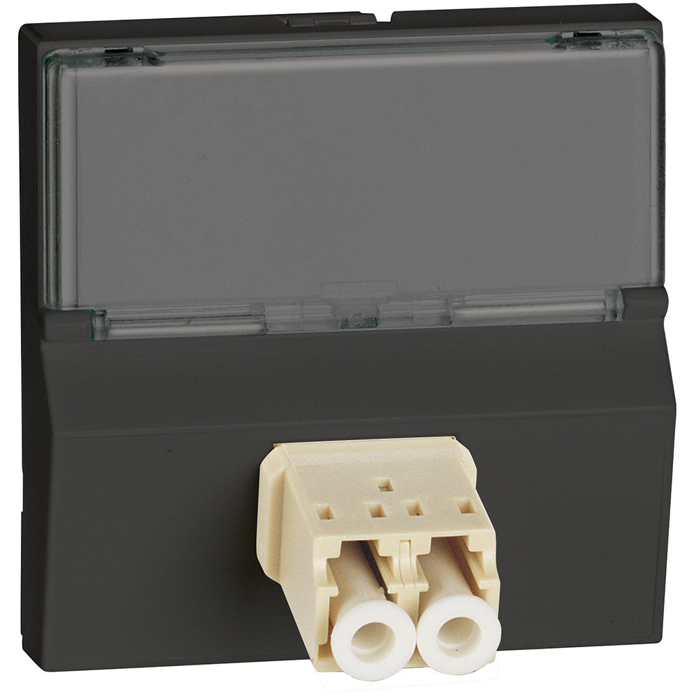 Розетка оптична 1x LCD 2M Графит - bticino Light Now YD4268LC