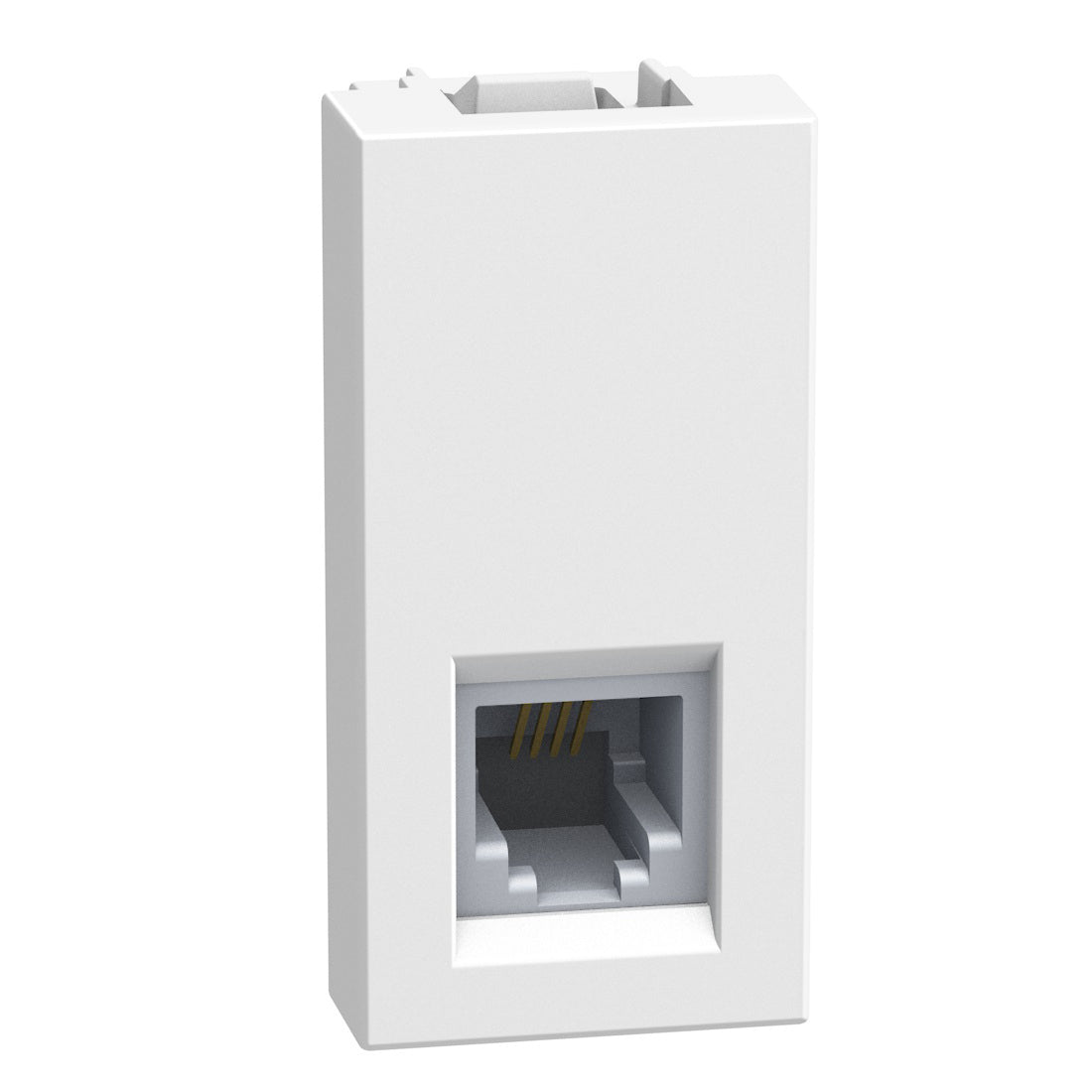 Розетка телефонна RJ11 1M Бял - bticino Light Now YW4258RJ11