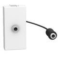 Розетка аудио жак 3.5mm 1M Бял - bticino Light Now YW4280